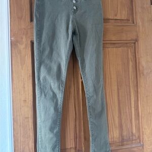 Olive Green Skinny Jeans